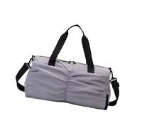 Bolsas de entrenamiento funcionales de gran capacidad con diseño de separación en seco y húmedo, ideales para fitness, viajes, organización esencial, práctica bolsa deportiva, Gray, Mass Beauty