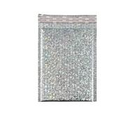 Bolsas de envío holográficas for pequeñas empresas, 100 Uds., bolsa embalaje láser Multicolor, sobre burbujas, for oficina correo para Cosméticos(Color 2,13 * 15cm)
