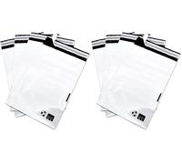 Bolsas de Envíos, Sobres de Plástico para Enviar Ropa, Calzado, Accesorios, etc. Bolsa de Plástico Color Blanco Resistente y Segura, Bolsas de Embalaje para Envíos - Ofituria (200 unds, 175x250+40mm)