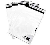 Bolsas de Envíos, Sobres de Plástico para Enviar Ropa, Calzado, Accesorios, etc. Bolsa de Plástico Color Blanco Resistente y Segura, Bolsa Embalaje para Envío - Ofituria (1000 unds, 400x500+40mm)