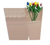 Bolsas de envoltura de flores para ramos, bolsas transparentes de flores de 11 x 17 pulgadas, bolsas de envoltura florales grandes para ceremonia de boda, fiesta de cumpleaños, graduación, suministros