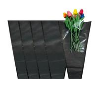 Bolsas de envoltura de flores para ramos, bolsas transparentes de flores de 11 x 17 pulgadas, bolsas de envoltura florales grandes para ceremonia de boda, fiesta de cumpleaños, graduación, suministros