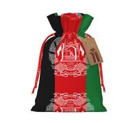 Bolsas de envoltura reutilizables con estampado de bandera de Afganistán, bolsas de envoltura versátiles para ocasiones especiales, aniversarios, fiestas más