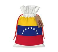 Bolsas de envoltura reutilizables con estampado de bandera de Venezuela, bolsas de envoltura versátiles para ocasiones especiales, aniversarios, fiestas más