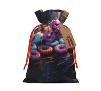 Bolsas de envoltura reutilizables con estampado de donas, bolsas versátiles para ocasiones especiales, aniversarios, fiestas más