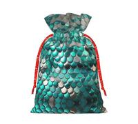 Bolsas de envoltura reutilizables con estampado de escamas de sirena, bolsas de envoltura versátiles para ocasiones especiales, aniversarios, fiestas más