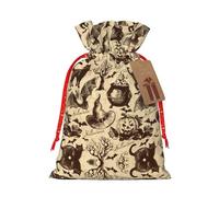 Bolsas de envoltura reutilizables con estampado de sombrero de bruja, bolsas de envoltura versátiles para ocasiones especiales, aniversarios, fiestas más