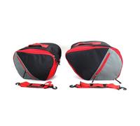 Bolsas De Equipaje Negras Expandibles para Yamaha Tracer 9/900 GT. Incluye Forro para Alforjas, Caja Herramientas Y Maletas Laterales(Style B)