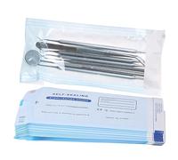 Bolsas de Esterilización,30 unidades Bolsas de Esterilización Autoadhesivas,Bolsa de Esterilización Desechable,Bolsa Esterilización Profesional,Bolsa Autosellante para Esterilización