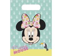 Bolsas de fiesta tropicales de Minnie Mouse, 6 unidades