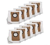 Bolsas de filtración de 3,5 L para robot aspirador X10 X10+ X20+ X20 Pro X20 Max M30 M30 Pro M40 1S 2, compatible con una mayor consistencia de succión a lo largo del tiempo (paquete de 10)