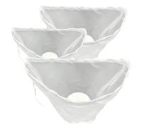 Bolsas de filtro - coladora de cerveza casera, bolsas coladoras de alimentos, de filtro de malla fina, reutilizable para leche de nueces, filtros de cordón B-a-gs para elaboración