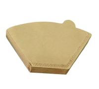Bolsas de filtro de café de papel - Fine Mesh Textured, 2-4 tazas Filtro natural Cone, bolsas de café cónicas sin blanquear, resistente a las lágrimas resistentes a las lágrimas | Brewer Mat for