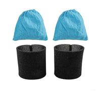 Bolsas de filtro de materia textil para aspiradora, elementos filtrantes rentables de la bolsa de filtro, pieza de repuesto ForKarcher MV1 WD1 WD2 WD3 (A)