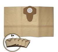 Bolsas de filtro de papel (5 unidades), aptas para aspiradoras Einhell TE-VC 1820, Einhell TH-VC 1820 S, Einhell TE-VC 2230 SA, Einhell BT-VC 1250, Einhell TH-VC 1930 SA