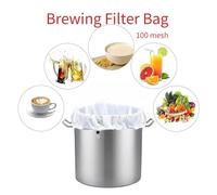 Bolsas De Filtro For Elaboración De Cerveza, Bolsas De Filtro For Líquidos, Separación De Pulpa De Jugo Adecuada For Nueces, Leche, Vino, Café, Malta Entera, Elaboración Casera, 1 Ud.(40x28CM)