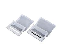 Bolsas De Filtro For Lavadora, Bolsas De Filtro, Accesorios De Malla For Lavandería, Color Gris Claro, 140x100mm, Compatibles Con LG