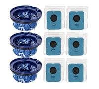 Bolsas De Filtro Y Polvo, Compatibles Con Samsung Bespoke Jet AI, Aspiradora Inalámbrica VS28C9762UK/AA, VS35D9762UK/AA, VS28C9760UG/AA, VS30D9762UK Reemplazar(9Pcs)