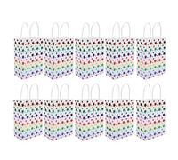Bolsas de Five Pointed Star Design Material de papel colorido versátil Uso de ojos brillantes Fiesta de cumpleaños ideal para amigos