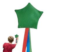 Bolsas de frijoles para niños - Bolsa estrella manual con cinta - Juguete portátil con cinta para jardín, camping, aula, interior, exterior, playa