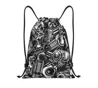 Bolsas De Gimnasia Patrón De Piezas De Automóvil Bolsas De Cuerdas Hidrófugo Mochila De Cuerdas Durable Mochila Deportiva para Playa Tiempo Libre Yoga 36X42Cm