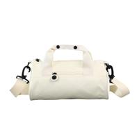 Bolsas de gimnasio ligeras con un solo hombro, para viajes, deportes, niñas, baile, fin de semana, de nailon, para natación, fitness, yoga, bolsa de almacenamiento, White, L 42*23*23