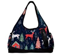 Bolsas de gimnasio para hombres, bolsas de viaje para mujeres, bolsa de entrenamiento, B22y0fb7voi, 18.5x6.5x10.6 in, Moderna