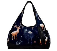Bolsas de gimnasio para hombres, bolsas de viaje para mujeres, bolsa de entrenamiento, D33l0fm0hil, 18.5x6.5x10.6 in, Moderno