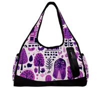 Bolsas de gimnasio para hombres, bolsas de viaje para mujeres, bolsa de entrenamiento, F39c9vi7iew, 18.5x6.5x10.6 in, Moderno