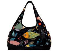 Bolsas de gimnasio para hombres, bolsas de viaje para mujeres, bolsa de entrenamiento, I98f9yu1zfm, 18.5x6.5x10.6 in, Moderno