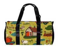 Bolsas de gimnasio para hombres, bolsas de viaje para mujeres, bolsa de entrenamiento, J18p3nc2kwl, 17.7x9x9 in, Moderno