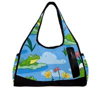 Bolsas de gimnasio para hombres, bolsas de viaje para mujeres, bolsa de entrenamiento, M38j4po3erp, 18.5x6.5x10.6 in, Moderno