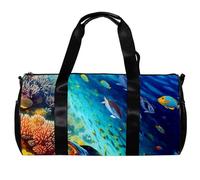 Bolsas de gimnasio para hombres, bolsas de viaje para mujeres, bolsa de entrenamiento, M64u5ly6kom, 17.7x9x9 in, Moderna