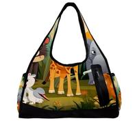 Bolsas de gimnasio para hombres, bolsas de viaje para mujeres, bolsa de entrenamiento, N70q9wk4mou, 18.5x6.5x10.6 in, Moderno