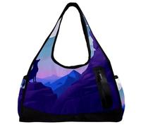 Bolsas de gimnasio para hombres, bolsas de viaje para mujeres, bolsa de entrenamiento, O85t7fm5nqr, 18.5x6.5x10.6 in, Moderna