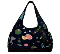 Bolsas de gimnasio para hombres, bolsas de viaje para mujeres, bolsa de entrenamiento, Q07l2pg3skh, 18.5x6.5x10.6 in, Moderno