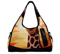 Bolsas de gimnasio para hombres, bolsas de viaje para mujeres, bolsa de entrenamiento, Q89d9ci1mil, 18.5x6.5x10.6 in, moderno