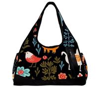 Bolsas de gimnasio para hombres, bolsas de viaje para mujeres, bolsa de entrenamiento, Z74n0id9tom, 18.5x6.5x10.6 in, Moderno