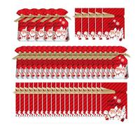 Bolsas De Golosinas De Navidad Con Cordón,50 Piezas De Bolsitas Para Favor De Fiesta Coloridas Y Reutilizables | Sobres De Envolver Aperitivos De Navidad,Para Adultos Amantes Amigos Niños Y