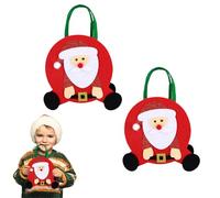 Bolsas de golosinas navideñas,Bolsas de dulces para fiesta de Navidad | Suministros para fiestas Organizador de dulces de hombre de jengibre | Bolsas de golosinas navideñas con asa para decoraciones d