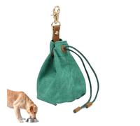 Bolsas de golosinas para adiestramiento de mascotas - 18x7x7cm DoģSnack Bag | Bolso llavero de entrenamiento para perros con bolsillo para comida al aire libre, clip para cinturón, diseño compact