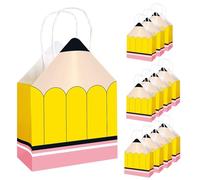 Bolsas de Golosinas para la Vuelta al Cole | 12 Piezas Bolsas de Dulces para la Vuelta al Cole - Detalles Fiesta Aula Cumpleaños Alumno Calculadora Cuaderno Conferencias