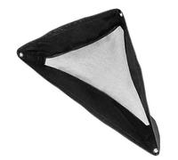Bolsas de heno para caballos Bolsa de heno de nylon triangular con malla transpirable y tiras ajustables 22.7x26.5x33.5 en alimentador colgante para vacas, cabra, oveja (negro), suministros de alimen