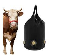 Bolsas de heno para cabras, grandes bolsas de alimentación con boquilla ancha, alimentador lento para alimentación de caballos, para establos, cámara de sillín de pasto y exterior