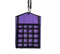 Bolsas de heno, resistente al agua, tela Oxford, bolsa de alimentación colgante para caballo, bolsas de heno para cabras, ovejas, ganado, ganado (morado)
