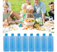 Bolsas de Hielo Reutilizables para Neveras Portátiles - Neveras de de Hielo - Enfriamiento 8 Unidades para Cocina Hogar Viajes Acampadas Deportes Playa