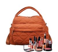 Bolsas de hombro - Bolsas de mano suaves con múltiples bolsillos, bolsos de hombro para mujer con compartimentos espaciosos, bolsa ligera con material duradero, trabajo diario, viajes, compras, Orange