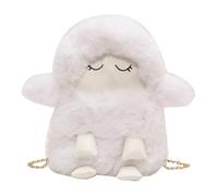 Bolsas De La Cadena para Chicas Mujeres Cuerpo Cruzado Llamado Hombros Versátiles Versátiles Lindos para Teléfonos Celulares Oveja