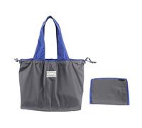 Bolsas de la compra reutilizables, plegables y lavables a máquina, bolsa de hombro de gran capacidad bolsas de almacenamiento, gris, UN