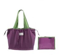 Bolsas de la compra reutilizables, plegables y lavables a máquina, bolsa de hombro de gran capacidad bolsas de almacenamiento, morado, UN